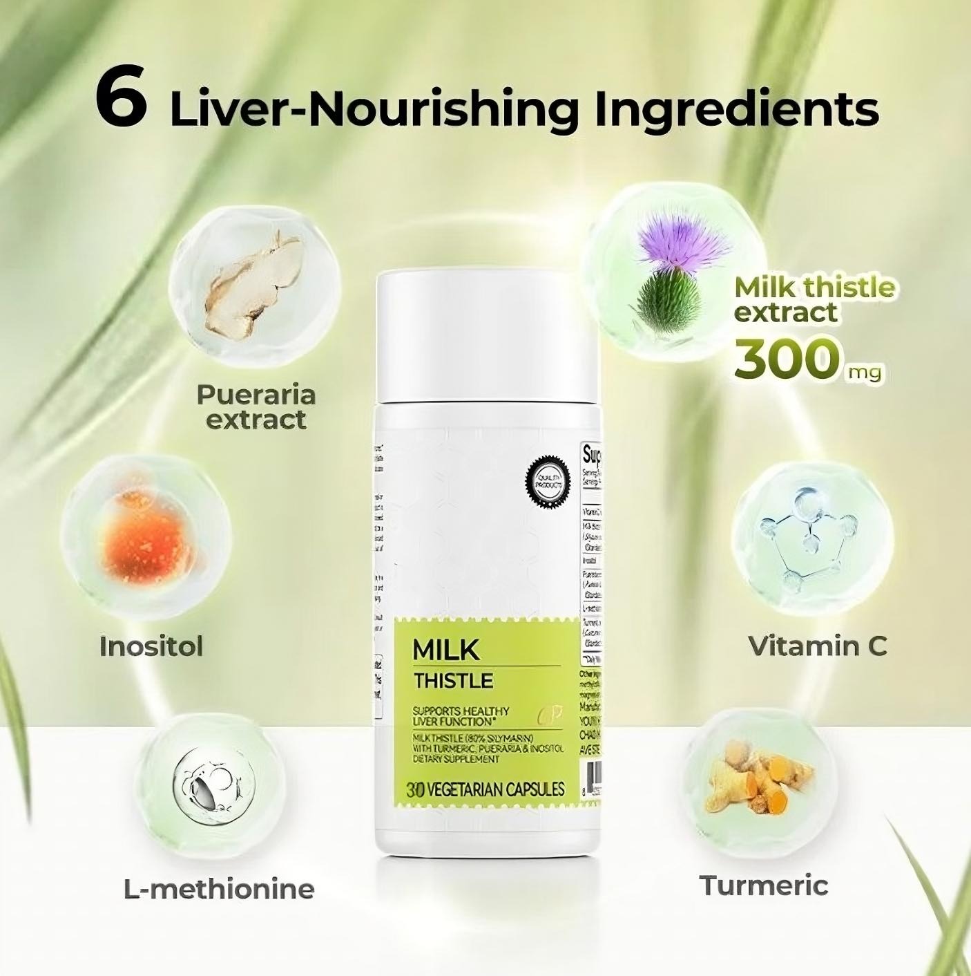 Milk Thistle Liver Detox & Colon Cleanse